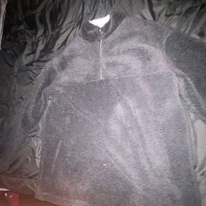 Black Sherpa pullover